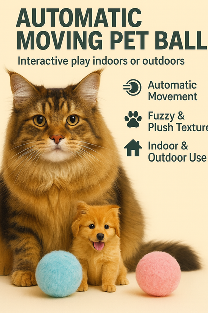 Self-Playing Rolling Pets Ball