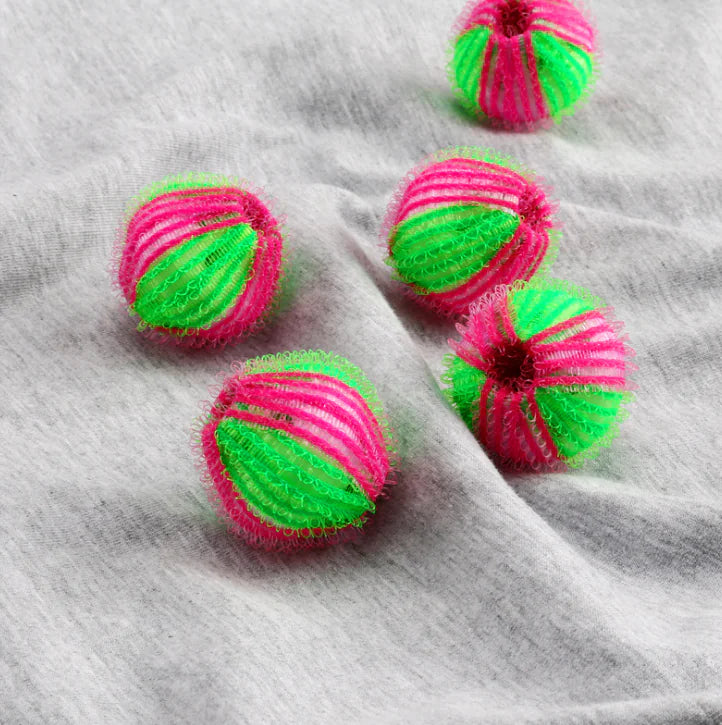 Magic Stain Removal Laundry Balls - 6 Pack Cleaning Aid