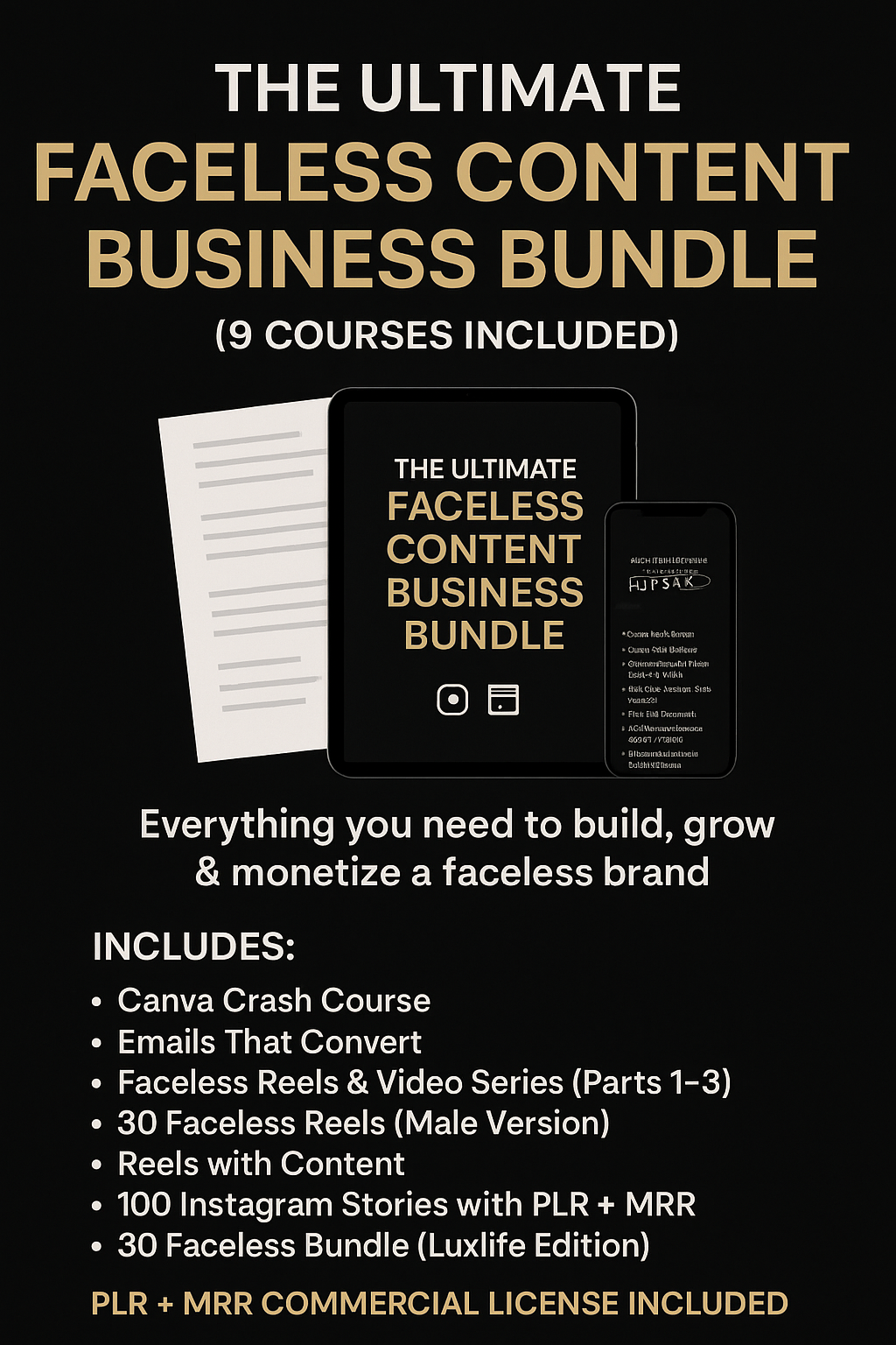 The Ultimate Faceless Content Business Bundle