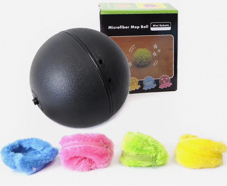 Automatic Plush Ball Pet Toy