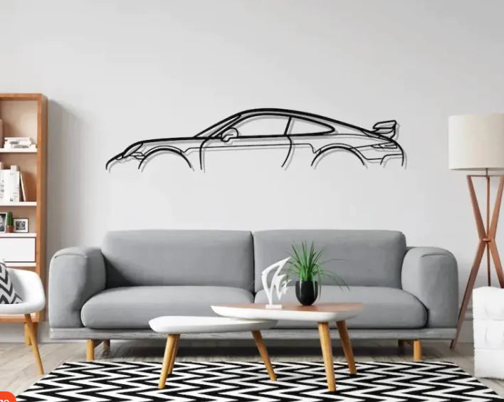 Porsche Car Wall Decor