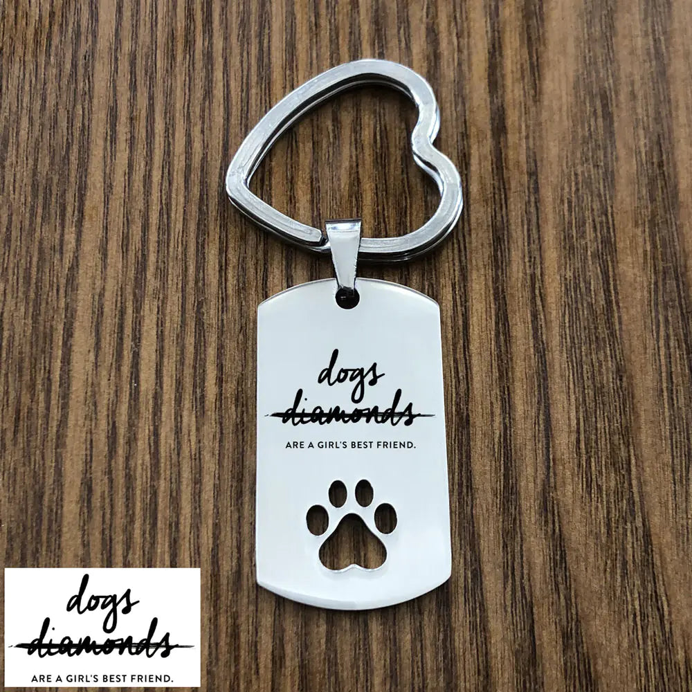 Custom Pet Tag with Photo - DIY Keychain