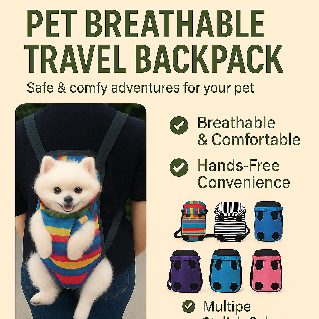 Pet Breathable Travel Backpack