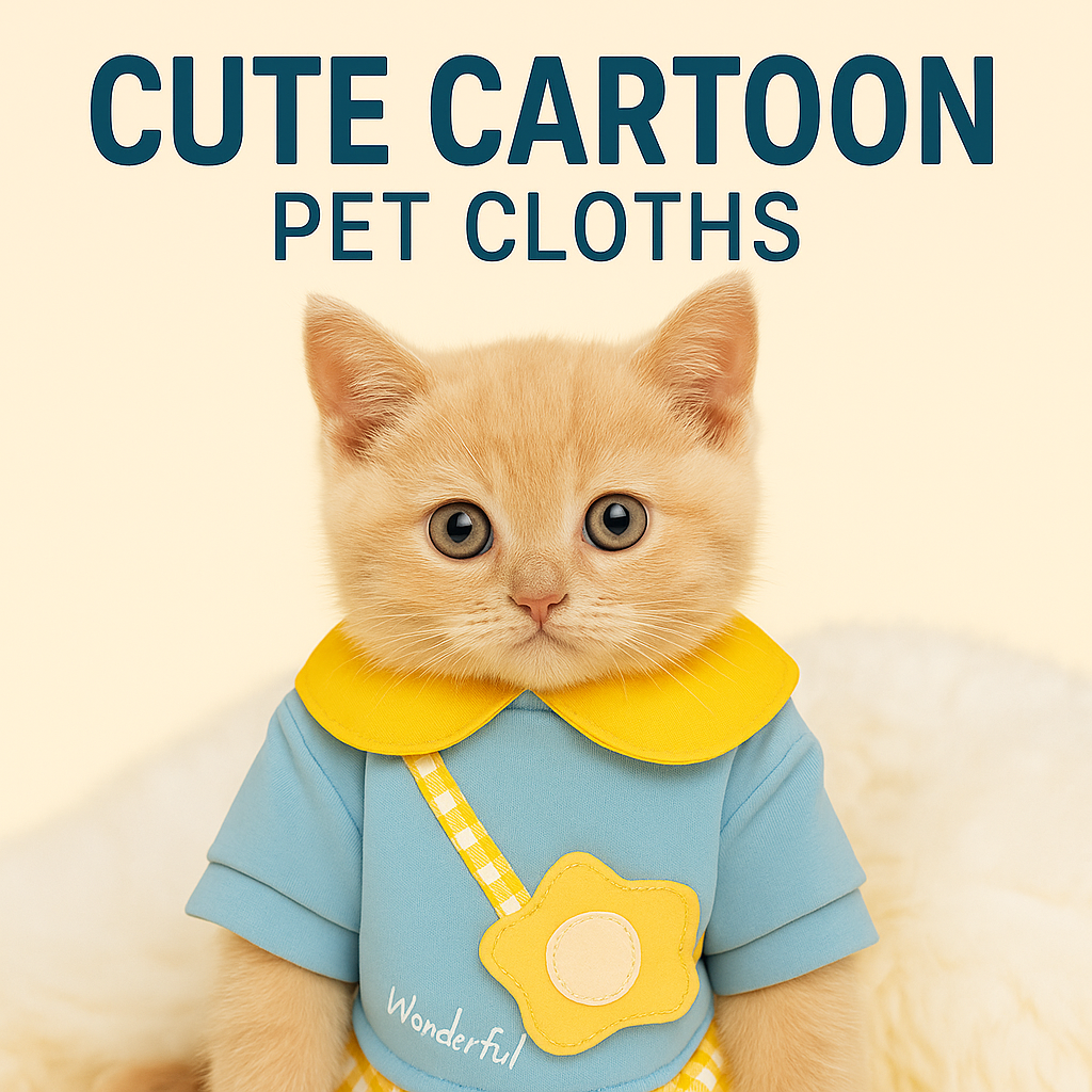 Cute Cartoon Pet Clothes