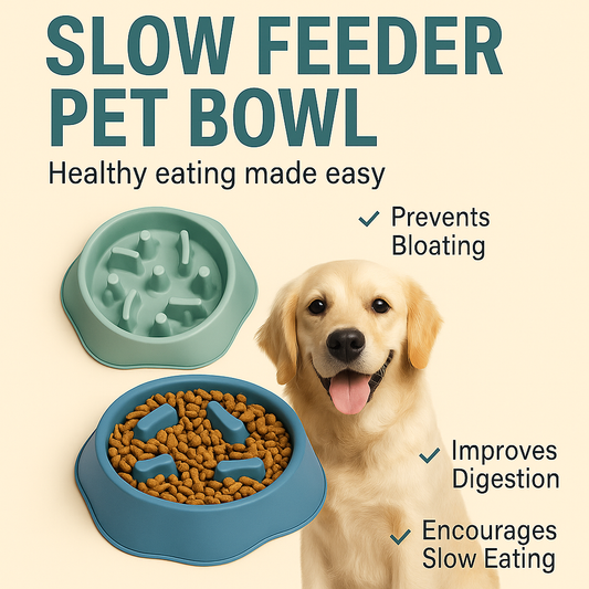 Slow Feeder Pet Bowl