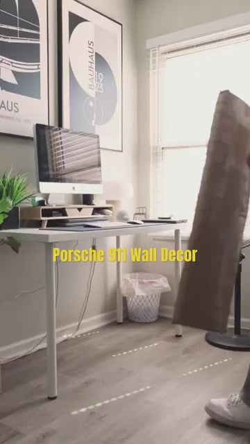 Porsche Car Wall Decor